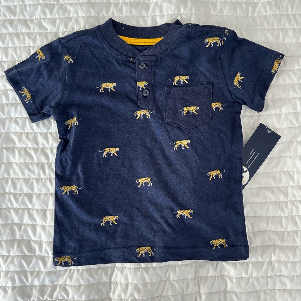 NWT little rebels tiger tee shirt 3T new
